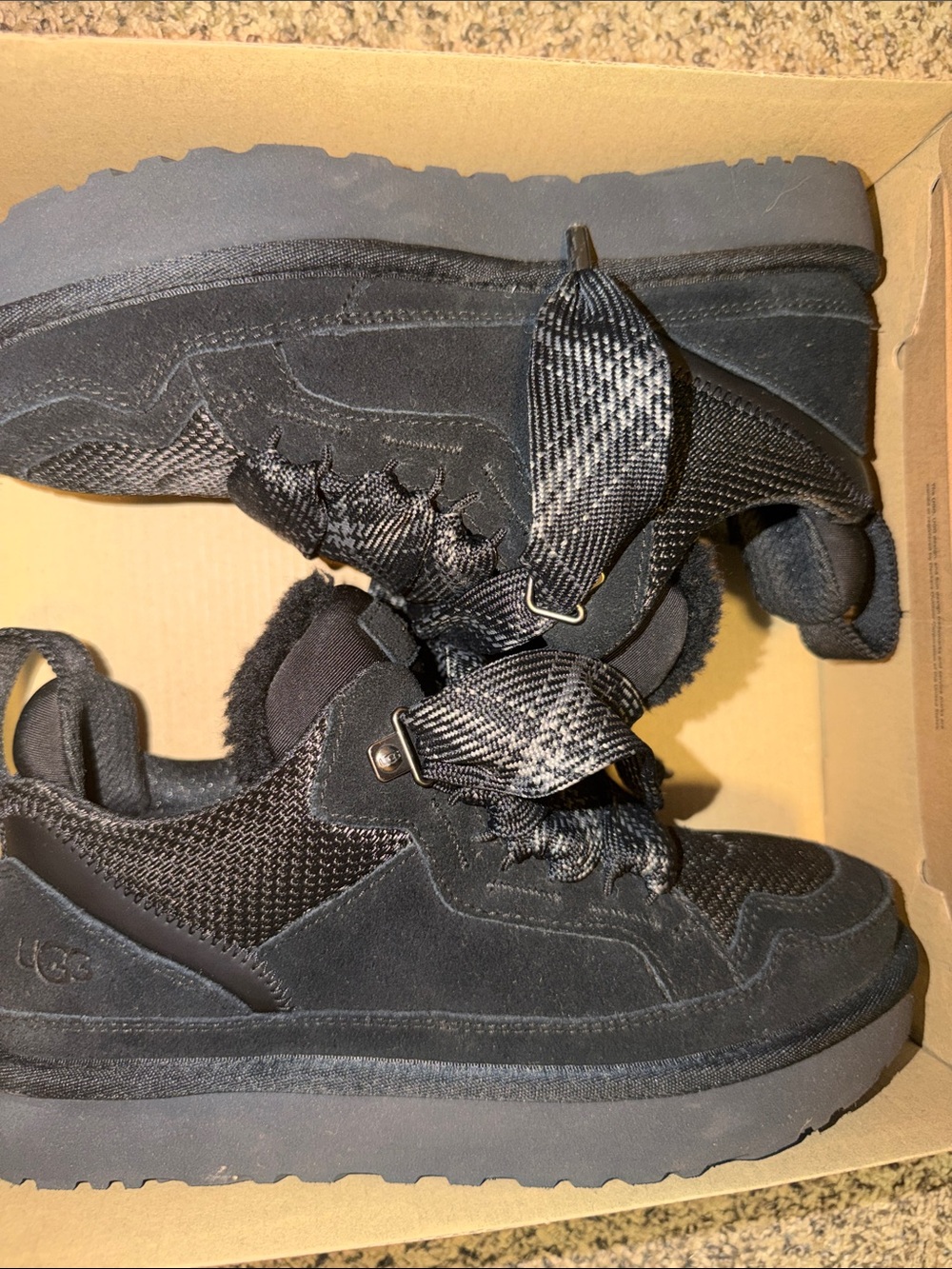UGG Black Women's Platform Sneakers